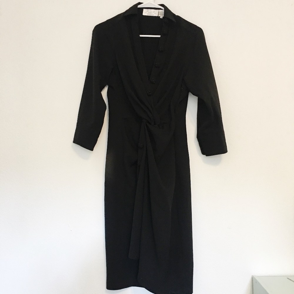 Byron Lars Beauty Mark Twist Front Pencil dress